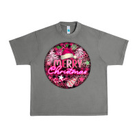 Tornado pink merry christmas Urban Heavy Tee - FaDigitalArtStudio