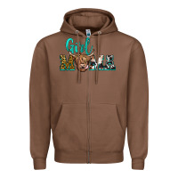 Chestnut girl mama Zipper Hoodie - JahusDesignShop