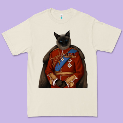 Pet Portraits, Custom Pet Portraits, Renaissance Pet Portraits, Custom Premium Tee Designed By Ranaportraitstore