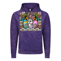 Cloud Purple easter Vintage Hoodie - CowhideDigitalArt