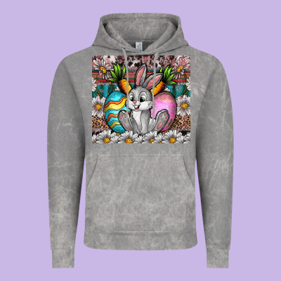Easter Vintage Hoodie Designed By Cowhidedigitalart