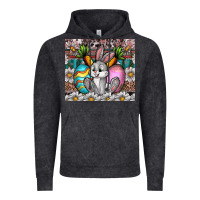 Vintage Black easter Vintage Hoodie - CowhideDigitalArt