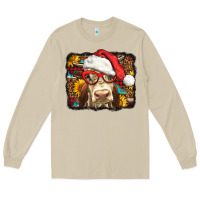 Mushroom Christmas Cow Long Sleeve Tee - LillyAllenDesigns
