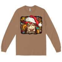 Toasted Coconut Christmas Cow Long Sleeve Tee - LillyAllenDesigns