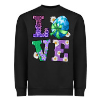Black easter love egg Heavyweight Sweatshirt - RanaPortraitStore