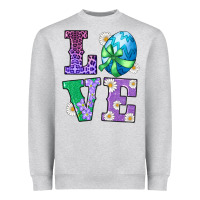 Heather Grey easter love egg Heavyweight Sweatshirt - RanaPortraitStore
