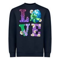 Navy easter love egg Heavyweight Sweatshirt - RanaPortraitStore