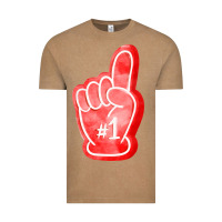 Vintage Coffee number one foam finger Vintage Tee - FaDigitalArtStudio