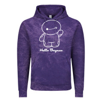 Cloud Purple hello baymax Vintage Hoodie - DesigneFamous