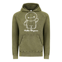 Vintage Olive hello baymax Vintage Hoodie - DesigneFamous