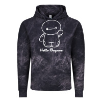 Cloud Black hello baymax Vintage Hoodie - DesigneFamous