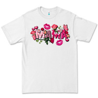 White Valentine's Day mama Premium Tee - FaDigitalArtStudio