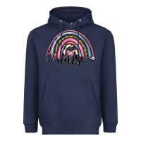 Navy western nurse rainbow Heavyweight Hoodie - RanaPortraitStore