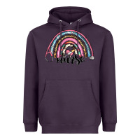Plum western nurse rainbow Heavyweight Hoodie - RanaPortraitStore