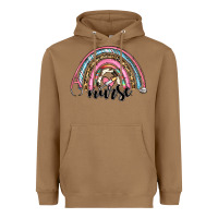 Toasted Coconut western nurse rainbow Heavyweight Hoodie - RanaPortraitStore