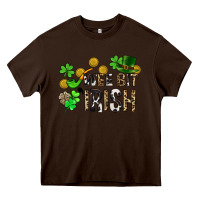 Chocolate Brown Wee bit o' Irish St. Patrick's Heavy Core Tee - CowGirlArtShop