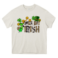 Cream Wee bit o' Irish St. Patrick's Heavy Core Tee - CowGirlArtShop