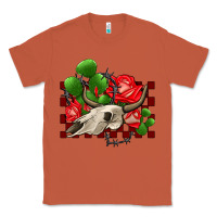 Copper bullskull rose and cactus olivia Classic Tee - OliviaCreatesArt