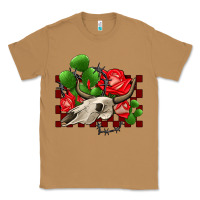 Toasted Coconut bullskull rose and cactus olivia Classic Tee - OliviaCreatesArt