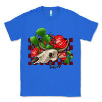 True Royal bullskull rose and cactus olivia Classic Tee - OliviaCreatesArt