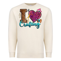 Sandshell i love crafting Premium Sweatshirt - RanaPortraitStore