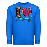 True Royal i love crafting Premium Sweatshirt - RanaPortraitStore