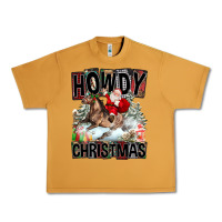 Peanut Butter Howdy Christmas Rodeo Santa Urban Heavy Tee - FaDigitalArtStudio