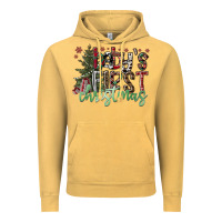 Vintage Mustard Baby's First Christmas Vintage Hoodie - CowhideDigitalArt