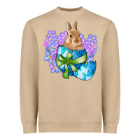 Mushroom easter bunny egg flowers Heavyweight Sweatshirt - RanaPortraitStore