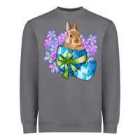 Storm easter bunny egg flowers Heavyweight Sweatshirt - RanaPortraitStore