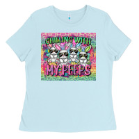Chilling With My Peeps Ladies Tee | Teevron
