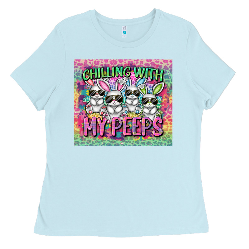 Chilling With My Peeps Ladies Tee by FaDigitalArtStudio | Teevron