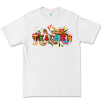 White Cinco de mayo Teacher Premium Tee - FaDigitalArtStudio