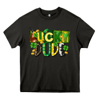 Asphalt Lucky dude  St. Patrick's Day Heavy Core Tee - CowGirlArtShop
