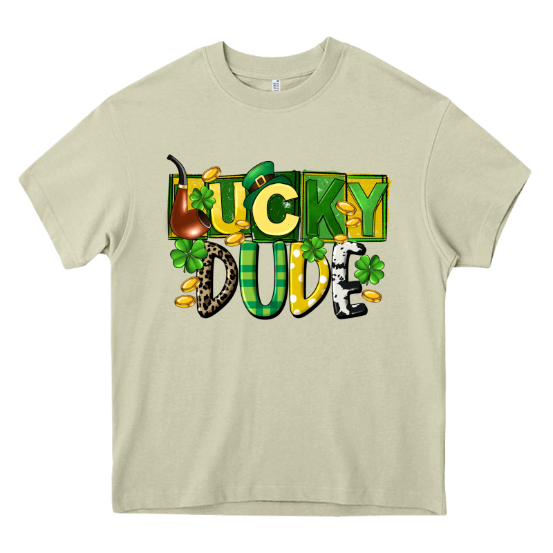 Lucky Dude  St. Patrick's Day Heavy Core Tee by CowGirlArtShop | Teevron