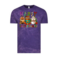 Cloud Purple Happy hallothankmas coffee cups Vintage Tee - FaDigitalArtStudio