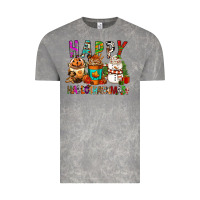 Cloud Rock Happy hallothankmas coffee cups Vintage Tee - FaDigitalArtStudio