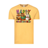 Vintage Mustard Happy hallothankmas coffee cups Vintage Tee - FaDigitalArtStudio