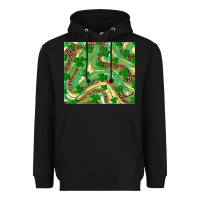 Black shamrock leopard Heavyweight Hoodie - RanaPortraitStore