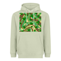 Matcha shamrock leopard Heavyweight Hoodie - RanaPortraitStore