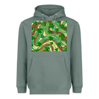 Sage shamrock leopard Heavyweight Hoodie - RanaPortraitStore