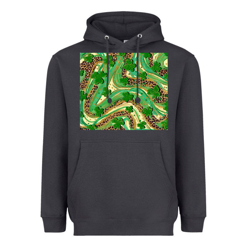 Shamrock Leopard Heavyweight Hoodie by RanaPortraitStore | Teevron