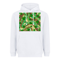 White shamrock leopard Heavyweight Hoodie - RanaPortraitStore