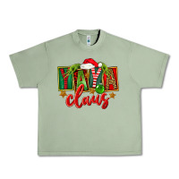 Oil Green Christmas Yaya Claus Urban Heavy Tee - FaDigitalArtStudio
