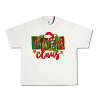 Pistachio Christmas Yaya Claus Urban Heavy Tee - FaDigitalArtStudio