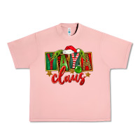 Salmon Christmas Yaya Claus Urban Heavy Tee - FaDigitalArtStudio