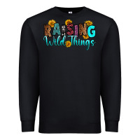 Black raising wild things Premium Sweatshirt - RanaPortraitStore