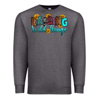 Charcoal Heather raising wild things Premium Sweatshirt - RanaPortraitStore