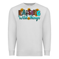 Dove Grey raising wild things Premium Sweatshirt - RanaPortraitStore