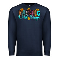 Navy raising wild things Premium Sweatshirt - RanaPortraitStore